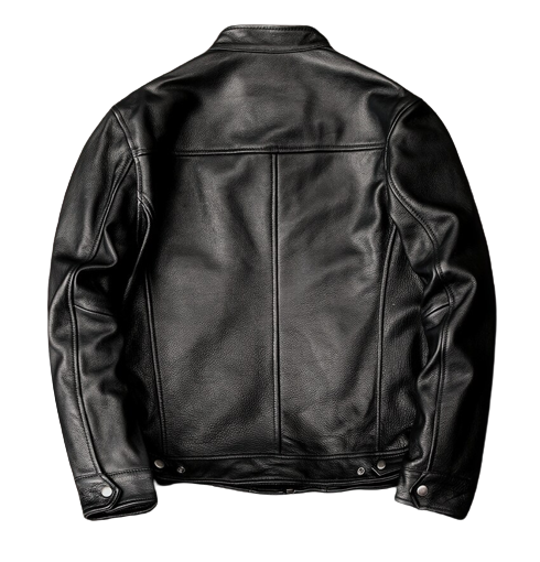 Mens River Genuine Lambskin Leather Bomber Jacket