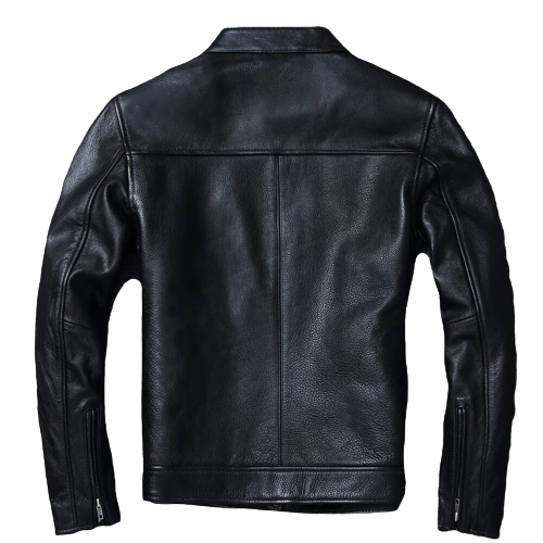 Mens Levon Genuine Lambskin Leather Bomber Jacket