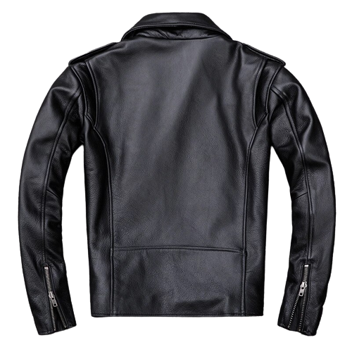 Mens Maxton Genuine Lambskin Biker Leather Jacket