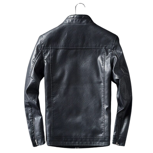 Mens Marley Genuine Lambskin Leather Bomber Jacket