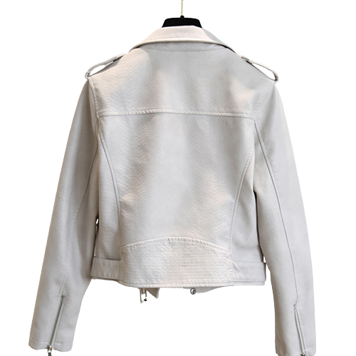 Womens Emma Genuine Lambskin Biker Leather Jacket