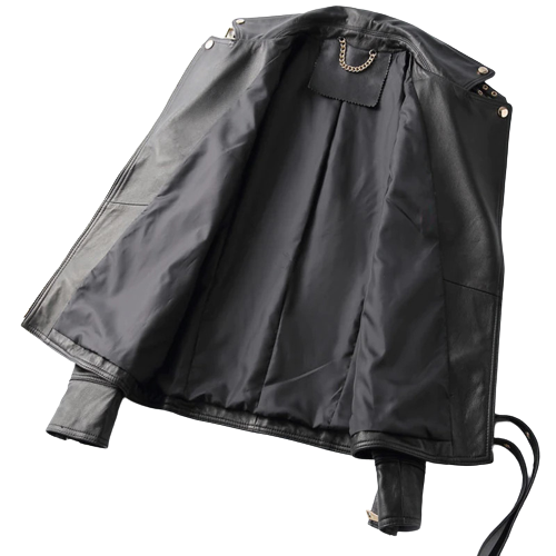 Womens Aurora Genuine Lambskin Biker Leather Jacket